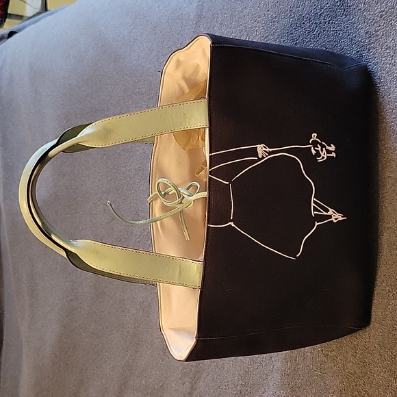 Kate Spade & Maira Kalman Limited edition tote, canvas & leather In EUC - Picture 1 of 8